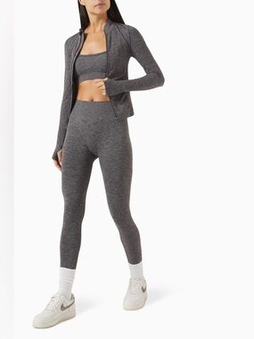 Tala Sculpt Seamless Scrunch Legging - Dark Grey Marl